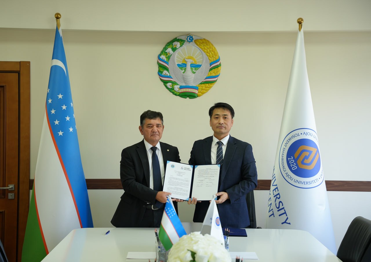  Toshkent shahridagi Adju universiteti va J Smart Solution kompaniyasi o‘zaro anglashuv memorandumini imzoladi.